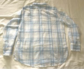 Camicia H&M L.O.O.G. a Quadretti Pastello Tg 40