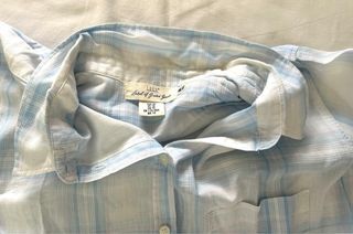 Camicia H&M L.O.O.G. a Quadretti Pastello Tg 40