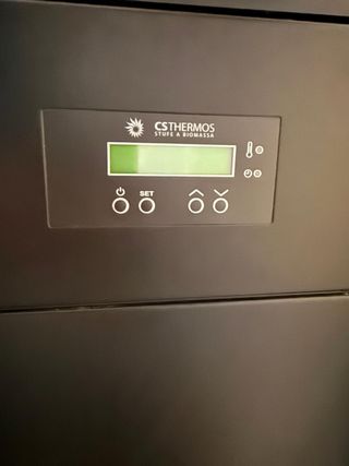 Estufa de pellets negra CSTH RMOS