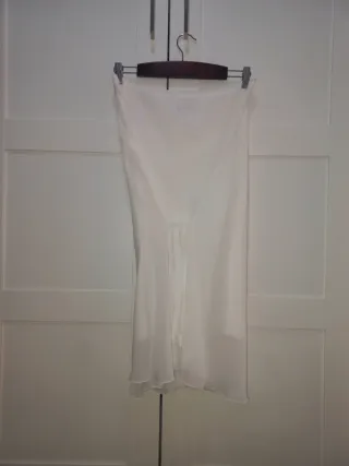 Falda convertible AJG blanca (Novia/Evento)