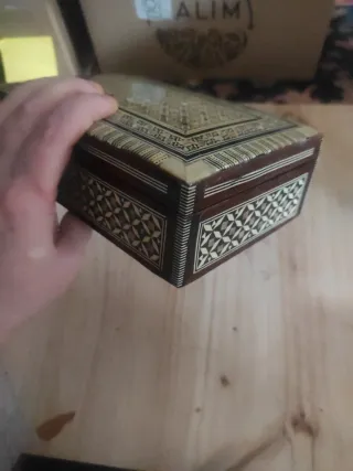 Caja joyero decorada