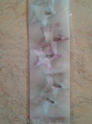 Set 6 Stelle Glitter per Capelli