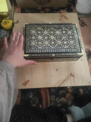 Caja joyero decorada