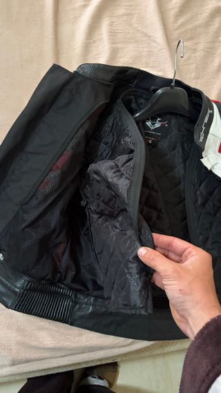 Chaqueta cuero moto mujer Talla XS