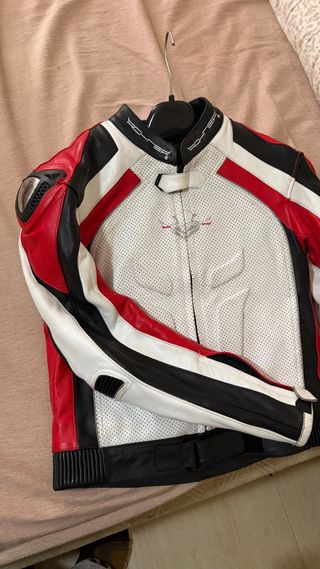 Chaqueta cuero moto mujer Talla XS