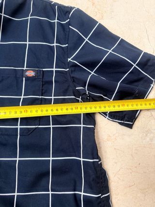 Camisa Dickies Cuadros Negra y Blanca