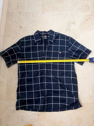 Camisa Dickies Cuadros Negra y Blanca