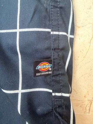 Camisa Dickies Cuadros Negra y Blanca