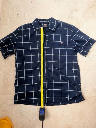 Camisa Dickies Cuadros Negra y Blanca
