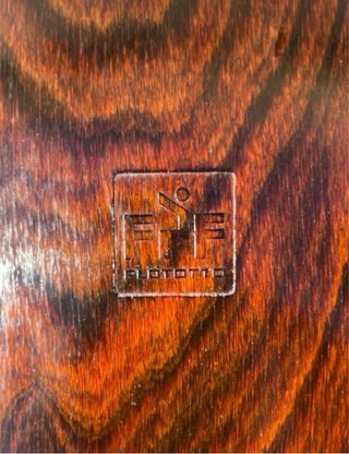 Silla diseño Flötotto beige/marrón