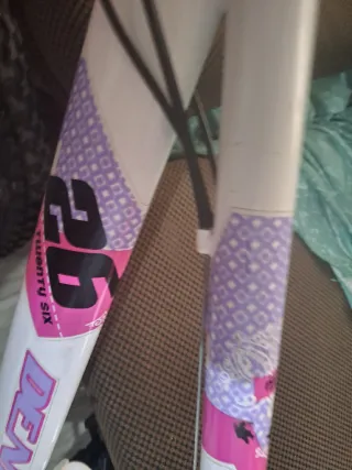 Bicicleta de montaña 26 blanca y rosa