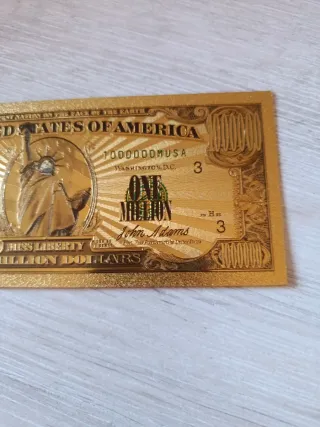 Billete de colección One Million Dollars