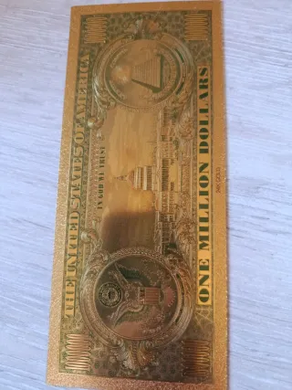 Billete de colección One Million Dollars