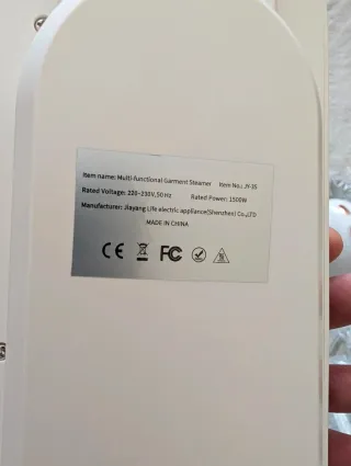 Plancha de vapor vertical