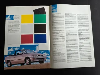 Catálogo Ford Escort Si Cabriolet