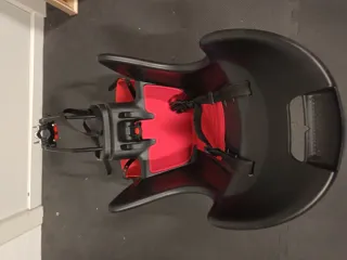Silla Portaniños Polisport Negra y Roja