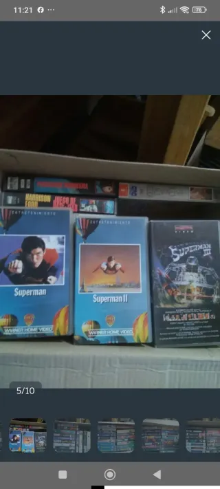 Lote Películas VHS Acción y Aventura