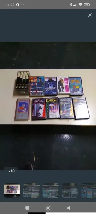 Lote Películas VHS Acción y Aventura