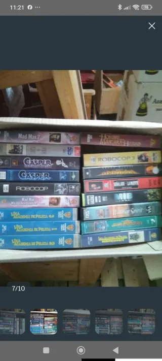 Lote Películas VHS Acción y Aventura