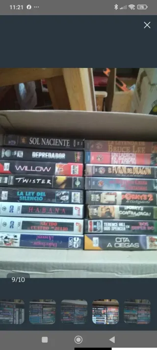 Lote Películas VHS Acción y Aventura