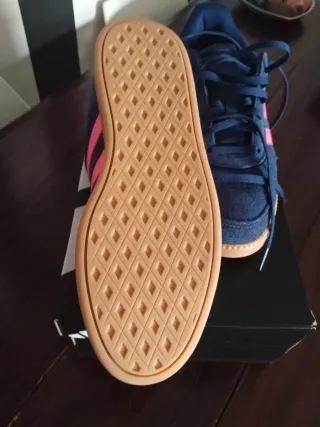 Adidas Deportivas Azul y Rosa Talla 42