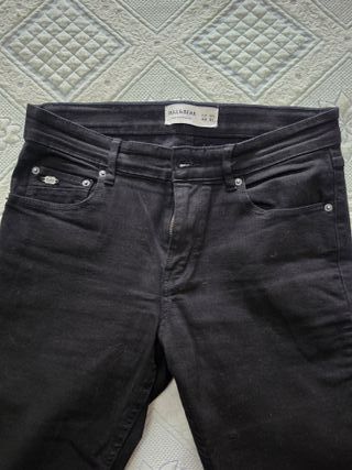 Pantalón vaquero negro Pull&Bear