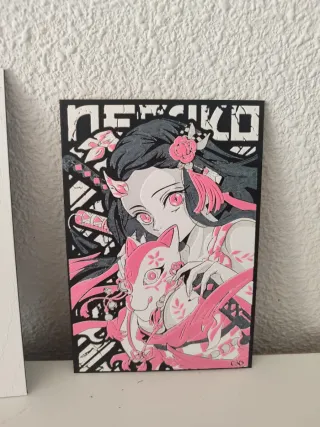 Cuadro Relieve Anime