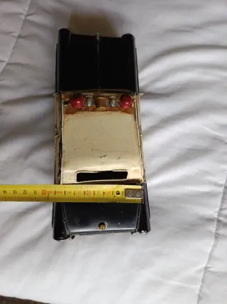 Coche Policía Hojalata Vintage