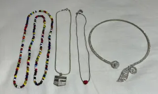 Lote de 4 collares