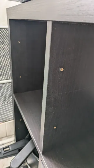 Estantería Kallax 4 espacios negro IKEA