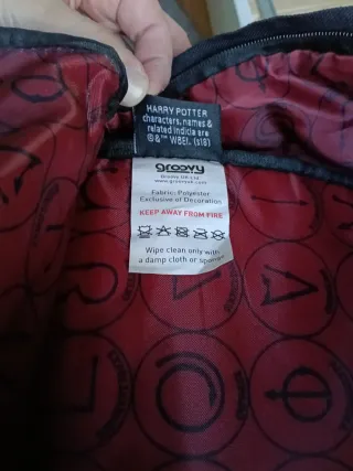 Mochila Harry Potter Gryffindor Negro Granate