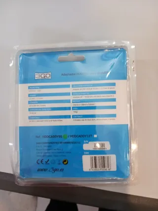 Adaptador DVD a SSD 3GO 9.5mm