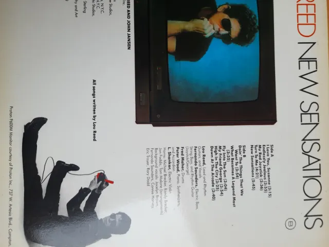 Vinilo Lou Reed New Sensations