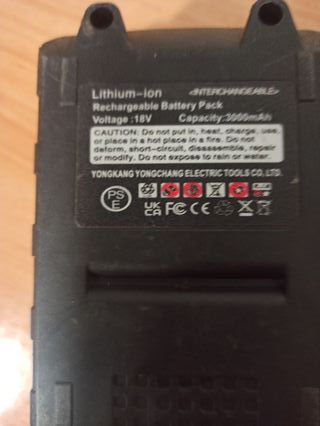 Batería 18V 3000mAh