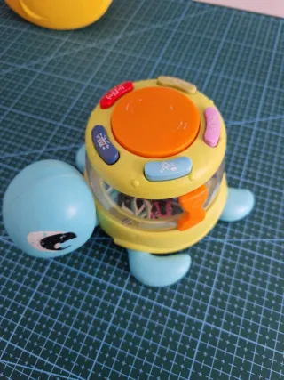 Lote Juguetes Bebé: Sonajero, Tortuga, Alce y libe