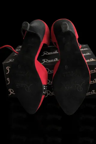 Zapatos baile Manuel Reina ante rojo n°36