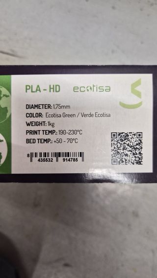 Filamento Verde para Impresora 3D