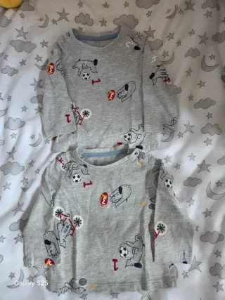 Pack 2 Camisetas Manga Larga Niños