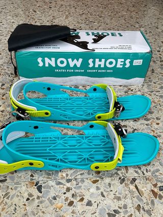 Mini patines de esquí cortos para nieve