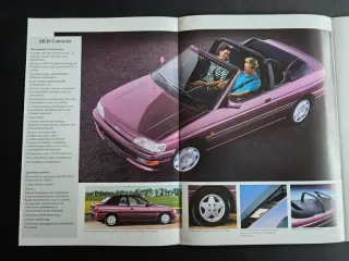 Catálogo Ford Escort Cabriolet XR3i