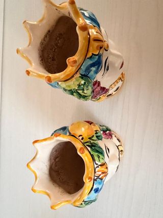 Teste di Moro Sciacca in ceramica - dipinte a mano