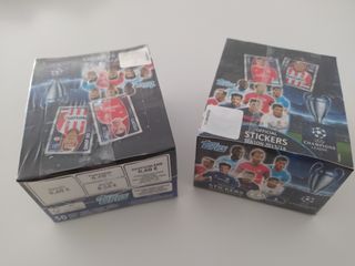 2 cajas Topps UEFA cromos 15 16 Champions League