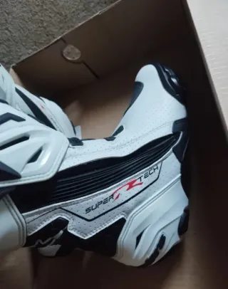 Botas Alpinestars Supertech R Negras/Blancas