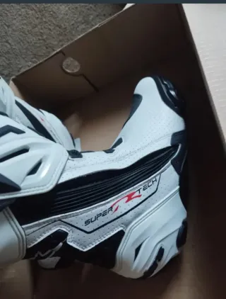 Botas Alpinestars Supertech R Negras/Blancas