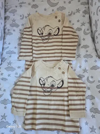 Pack 2 Camisetas Rayas Simba