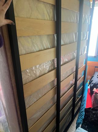 Somier 1.35x1.90cm Metal y Madera