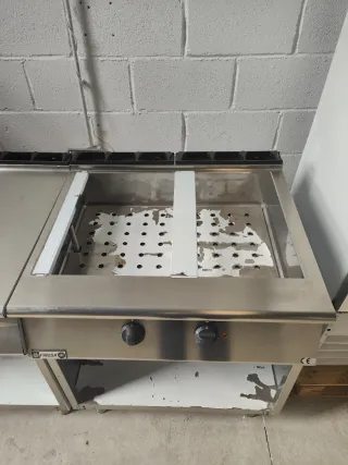 Baño maría profesional acero inoxidable con mueble