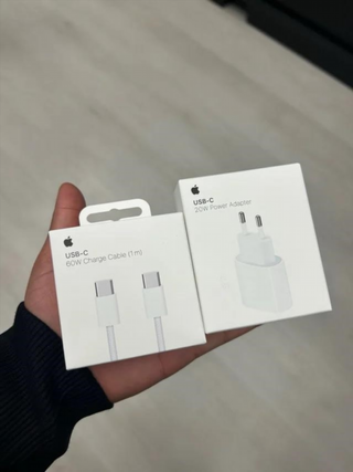 Pack Cargador Apple 20W + Cable USB-C 1m 60W
