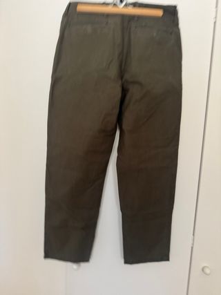 Pantalones Massimo Dutti Verde Oliva