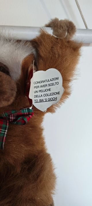 Peluche Bradipo/Scimmia TO.BI.A'S GIOCHI appendere